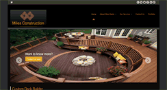 Desktop Screenshot of milesdecks.com